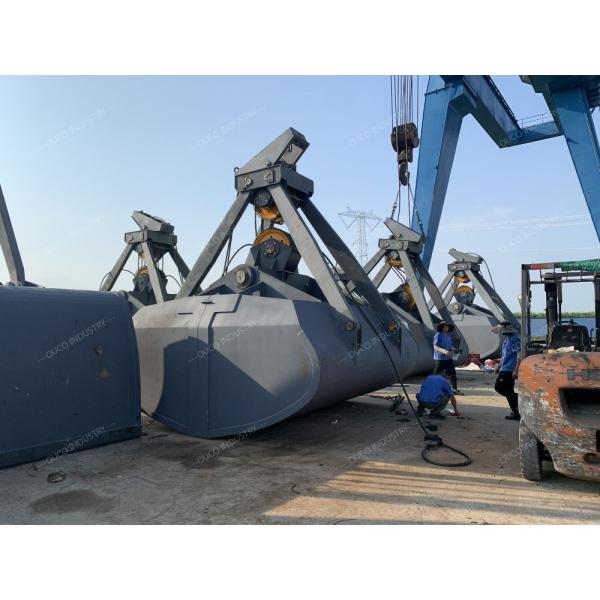 27 Cbm Mechanical Clamshell Grab Bucket Steel SA2.5