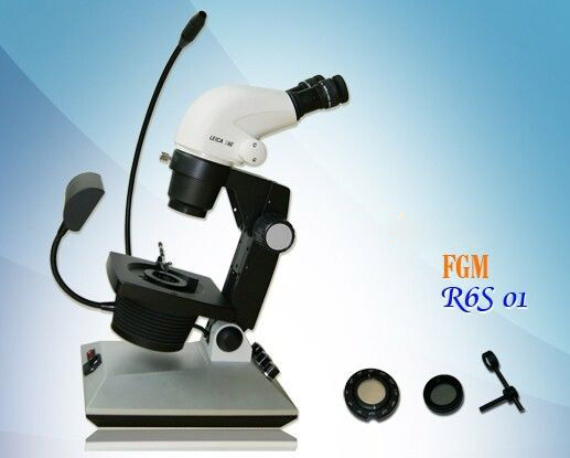 Parallel light design Swing arm type Gem Microscope F01 Leica S6E lens 10X-64X