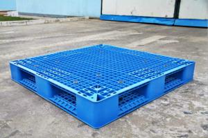 Quality Rackable Plastic Shipping Pallets For Storage / Distribution , Blue Plastic Pallet Recycling for sale