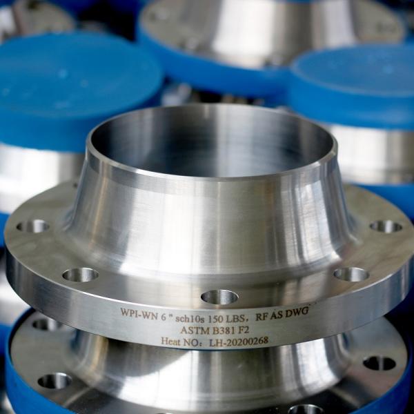 ASTM B381 Rustproof Titanium Weld Neck Flange Gr12 Polished Surface
