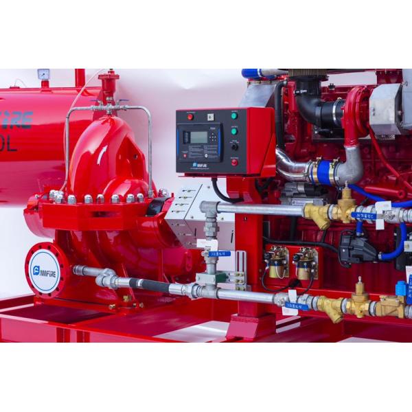 UL Listed Diesel Engine Driven Fire Pump Efficient Operation 2500gpm @ 120m Head
