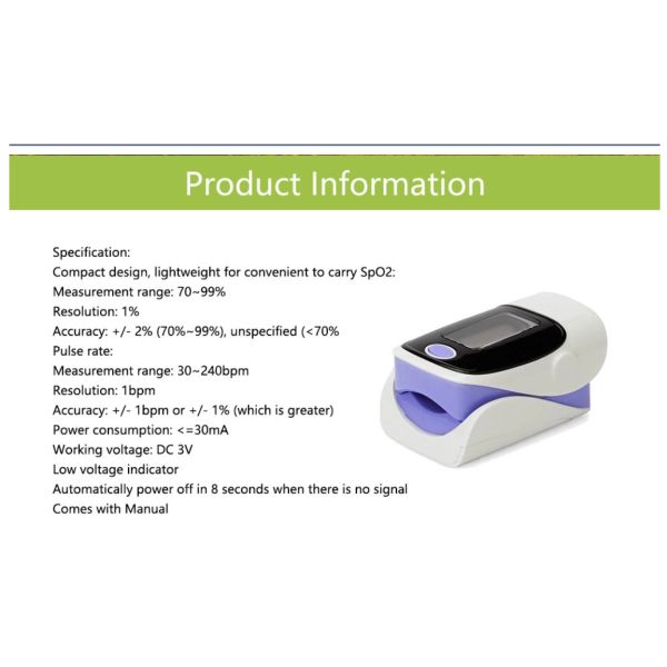 Medical Mini Portable Pulse Oximeter M058-003 For Finger ISO13485 Approved