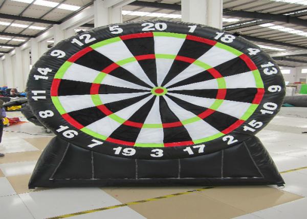 Buy Commercial Inflatable Sports Games Inflatable Football Dart Board 0.55mm Pvc Tarpaulin at wholesale prices