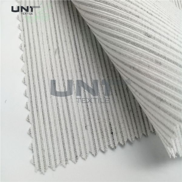 Smooth Canvas Interlining For Tailoring Materials / Men Suits Fusible Interlining Fabric