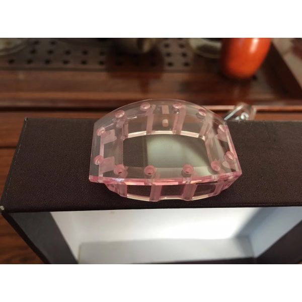 Red Single Sapphire Crystal Glass , Custom Sapphire Watch Crystal Transparent