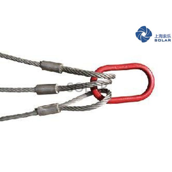 6X37 IWRC Wire Rope Sling Hooks & Link Soft Eye