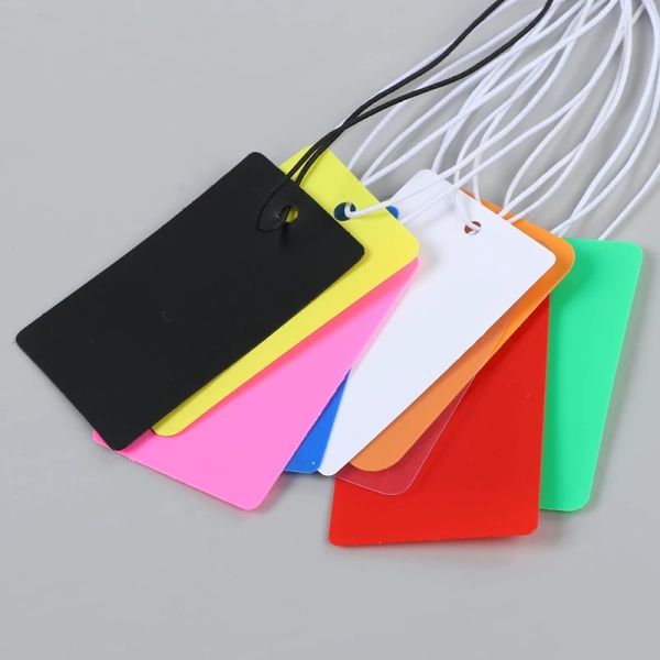 Factory Customized Blank Matte PVC Tag Waterproof Plastic Tag