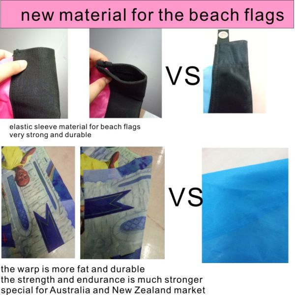 13 Feet Double Sided Blade Feather Flag