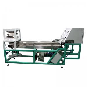 Quality High Speed Transmission Treadmill Color Sorter For Mineral Glass Nuts With Color Image CCD Camera for sale