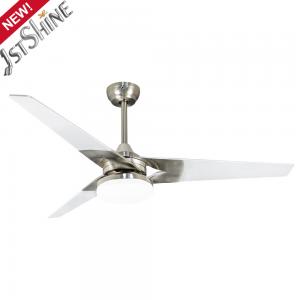 China Plywood Blade Modern LED Ceiling Fan 52 Inch AC Motor Home Using on sale