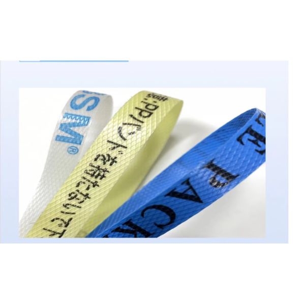 Wholesale 5-19m PP packing tape PP polypropylene strapping tape with strong wear resistance and corrosion resistance