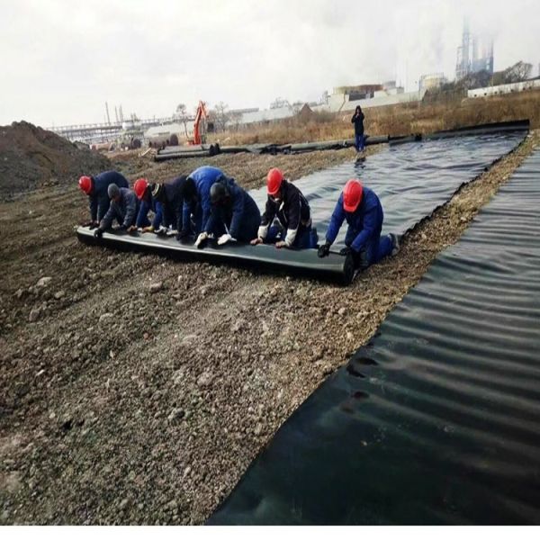 Smooth Surface HDPE Geomembrane for Landfill Sites Length 50m-100m/roll as Request