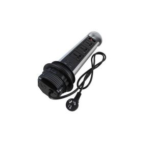 Beautiful Surface Motorised Pop Up Socket , Pop Up Kitchen Socket 250V Operating