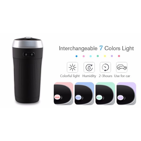 Portable USB 5V 65ml Fresh Scent Car Aroma Diffuser