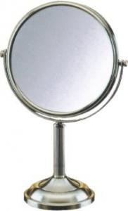 Quality Round Lighted Stainless Steel Makeup Mirror led 1X~5X Customized for sale
