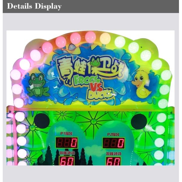 Duck Coin Operated Lottery Ticket Game Machine Metal + Acrylic + Plastic Material