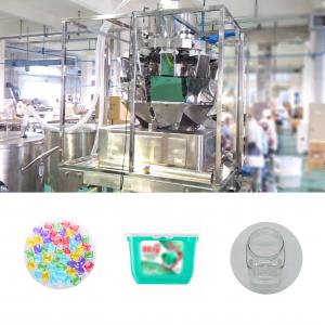 China Automatic 10 Head Multihead Weigher Laundry Beads Jar Can Bottle Filling And Packing System on sale
