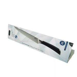 China Logo Custom Printed  Recycled Paper Packaging Knife Boxes With Hook on sale