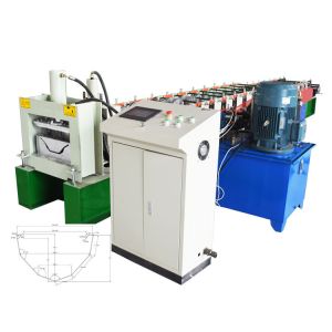 Automatic Gutter Roll Forming Machine / Gutter Making Machine For Waterproof