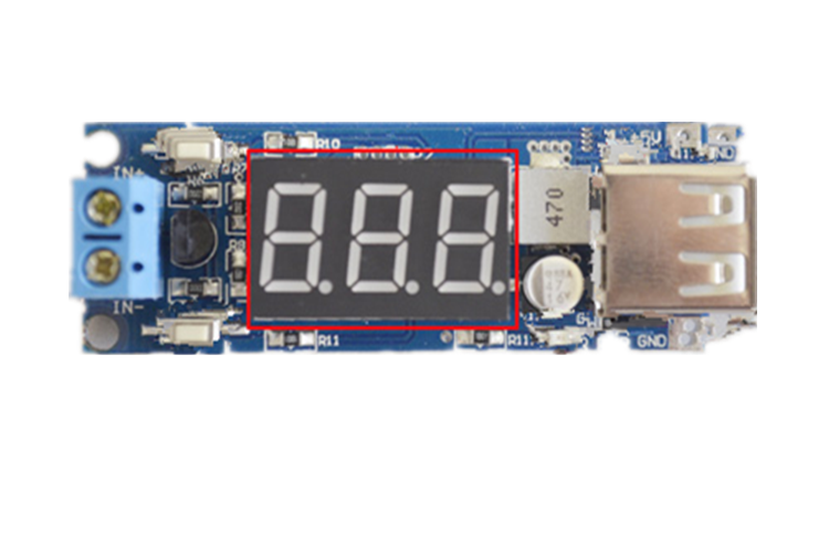 GTK-5USB DC DC Power Supply / DC DC Step Down Power Module L 58mm * W 21mm * H 10mm