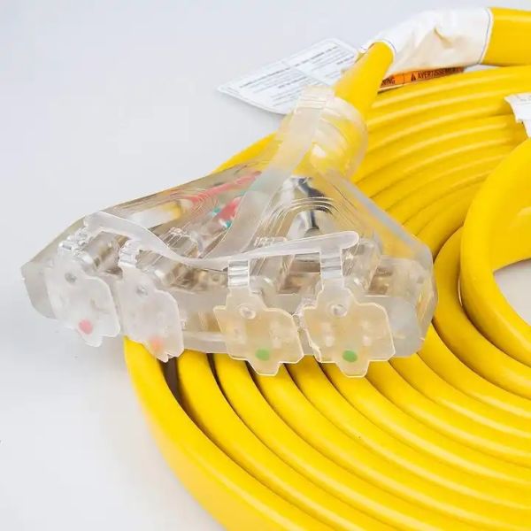 Generator PVC Power Cord , 25Ft Generator Power Extension Cord 50 Amps