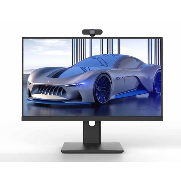 23.8" Full HD (1920 x 1080) IPS Frameless, AMD FreeSync, 1ms VRB, ErgoStand Monitor with Full HD Adjustable Webcam