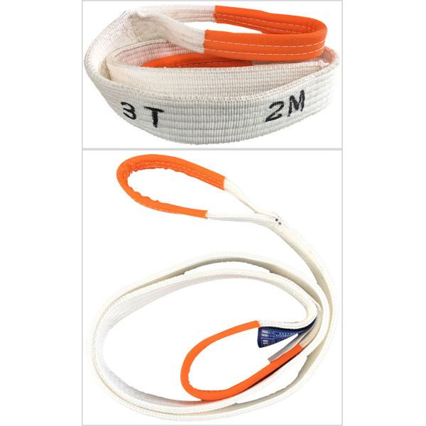Heavy Duty Polyester Lifting Transmission Tools Endless Flat Eye Webbing Sling