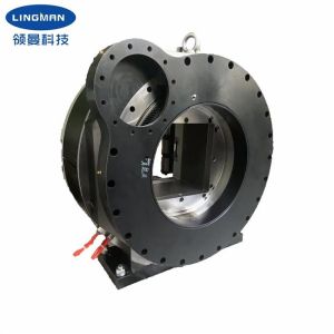 Quality Square Hole Pneumatic Rotary Chuck Of Laser Dedicated Pipe Cutter for sale
