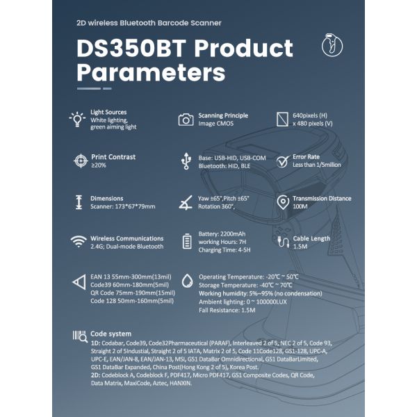 Low Price Electronics Gadgets Barcode Scanner Use with Thermal Printer for Pos