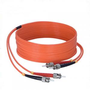 Quality 3.0mm CATV Fiber Optic Patch Cord Optical Patch Cables ST ST MM OM3 for sale