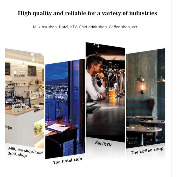 Club Use Ice Cube Commercial Machine Computer Controlled System 23 * 27 * 31In