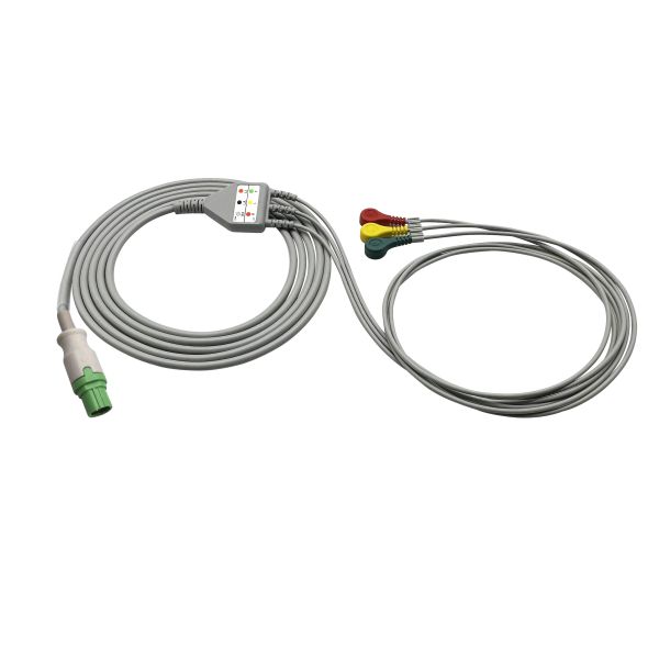 Drager Siemens 7Pin one-piece Cable and Leadwire 3.6m TPU jacker