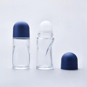 China Hot Stamping Empty Roller Ball Bottles Essential Oil Bottles With Plastic Roller on sale