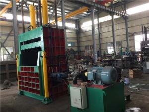 Quality Waste Paper Vertical Baler Machine Pack Loose Materials 200 Tons Nominal Force for sale