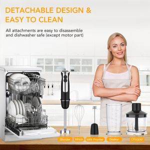 Quality Home Immersion Stick Blender 5 IN 1 Variable Speed Hand Blender for sale