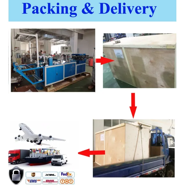 Disposable Non Woven Strip Bouffant Head Cover Hair Clip Cap Making Machine Customized Color