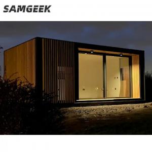 Quality Wooden Metal Sandwich Panel Prefab House Sound Proof Container House for sale