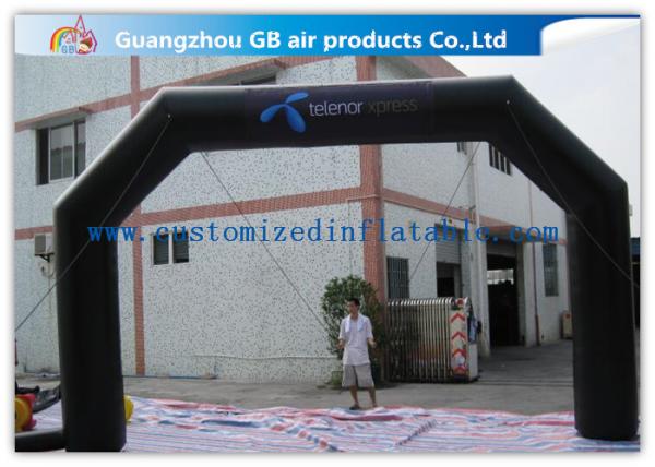Buy Black Custom Inflatable Arch For Advertisement /  PVC Blow Up Arch at wholesale prices