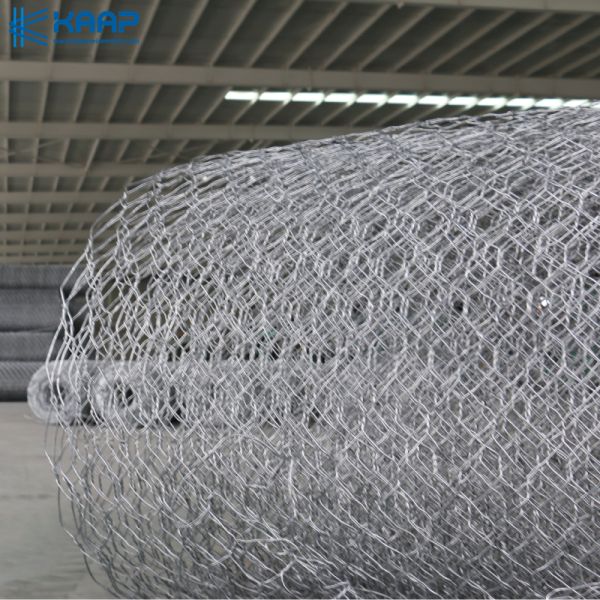 Hexagonal Road Construction 2m Woven Steel Mesh