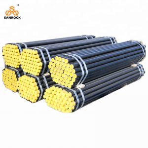 Quality Carbon Steel Dth Drill Rods Water Well Drilling Rod Drill Pipe With Thread Connector for sale