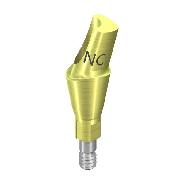 ITI Straumann Bone Level® Titanium Angled Anatomic Abutment NC 3.3mm 15° Degree, GH 2mm/3.5mm