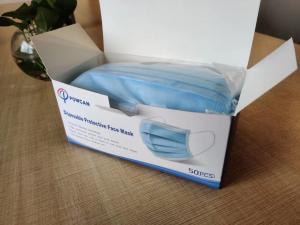Quality Non Woven Fabric 17.5*9.5 Cm Disposable Protective Face Mask for sale