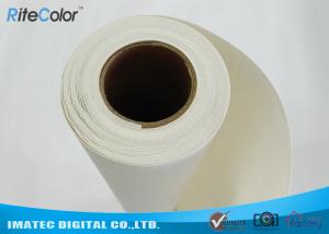 Quality 18M Length Blank Inkjet Cotton Canvas , Pigment Digital Printing Cotton Fabric for sale