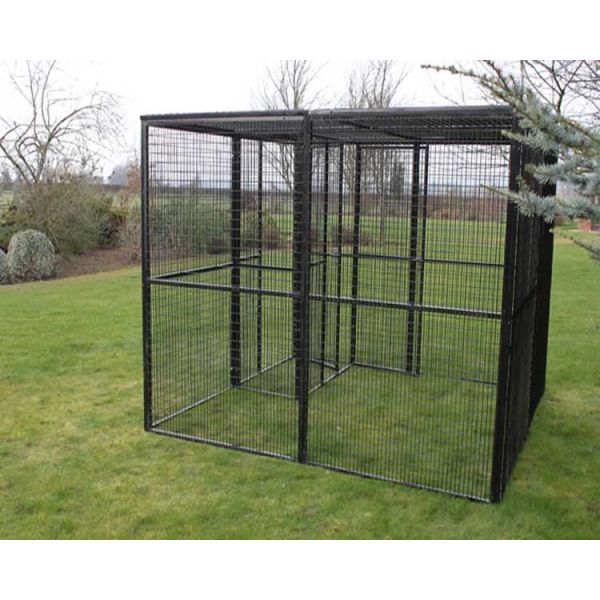 Galvanized bird aviary cage