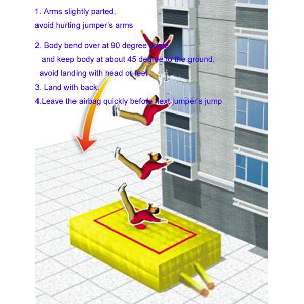 8x6m indoor stunt jump foam pit airbag with sealed cover for GYM safety landing or physical training