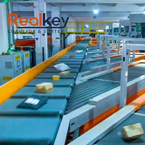 Quality High Speed Cross Belt Sorting Line Conveyor Sorting System For Distribution Warehouse for sale