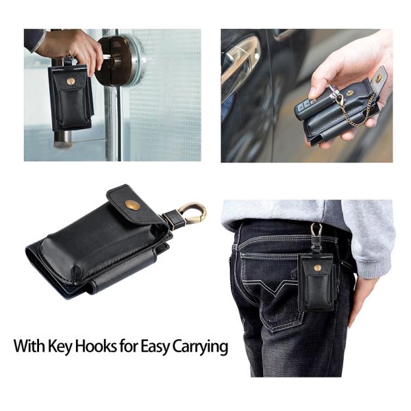 Minimalist Black Signal Blocking Pouch Anti Electromagnetic Radiation Signal