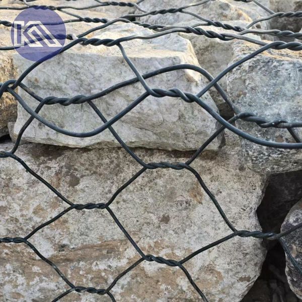 PVC Coated Gabion Box Hexagonal Wire Mesh for Retaining Walls