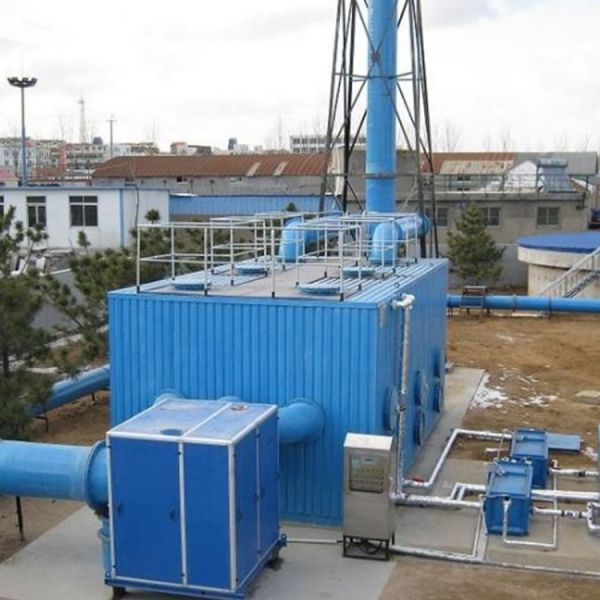 Waste Gas FRP Biological Deodorization Box Equipment Filament Winding Techinque