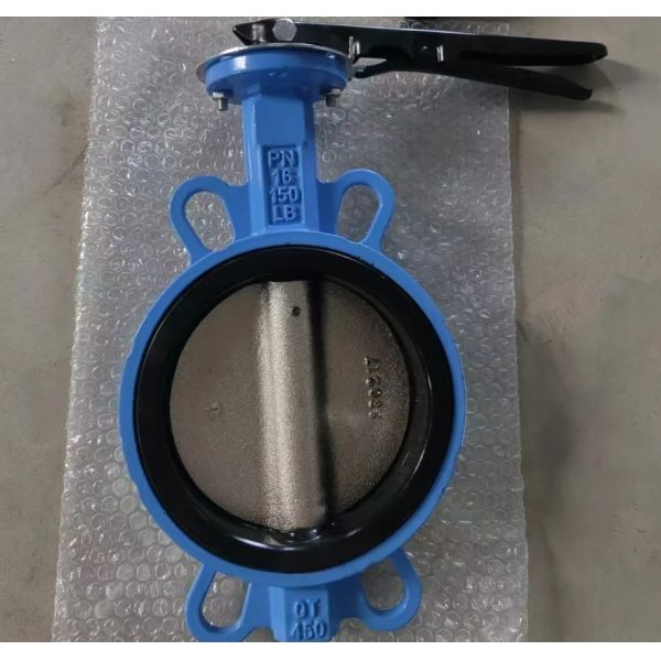 JIS 5K 10K lever operation ductile iron butterfly valve
